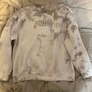Taylor Swift folklore tie dye pullover